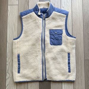 Peter Millar Cream and Blue Vest